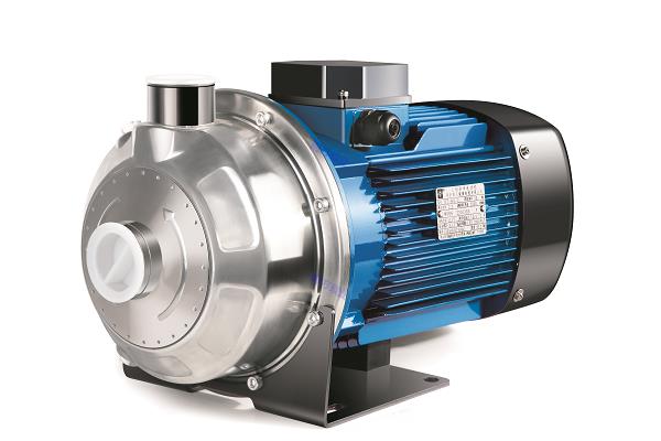 非自吸不銹鋼臥式單級離心泵，主要零部件采用不銹鋼板沖壓結(jié)構(gòu)，配加長軸電機(jī)，軸向入口和徑向出口。